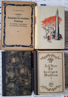 Staré české a německé knihy sběratelské antikvariátní - 2