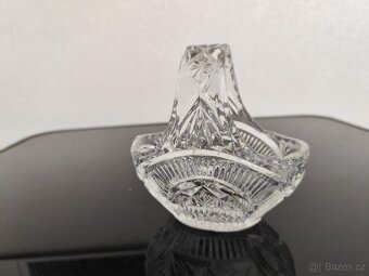 KOŠÍK Z BROUŠENÉHO SKLA - 2