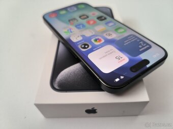 apple iphone 15 PRO 128gb Blue 100% Batéria - 2