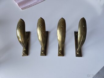 Staré mosazné držáky - 2