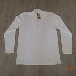 Košile s dl. rukávem, bílé triko s dl. rukávem, rolák (nové) - 2