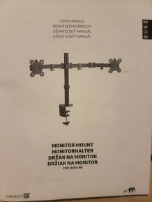 Držák na dva monitory Connect IT - 2