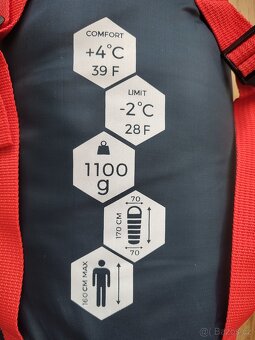 Dětský spací pytel Loap Salmo komfortní do 4°C - 2