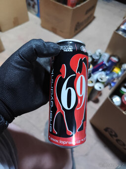 Plechovky od Energy Drinků Loprais 69 - 2