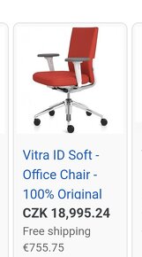 Vitra ID soft/Kancelářská židle (OP 19.000CZK) - 2