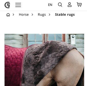 Deka stájová termo Kentucky Show rug Velvet 150g/160g - 2