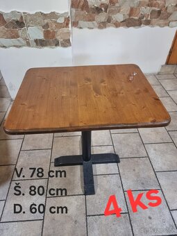 Stoly a židle - 2