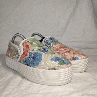 ❗❗ JULIET, VELIKOST 40, DÁMSKÉ SLIP-ONS BOTY NA PLATFORMĚ❗❗ - 2