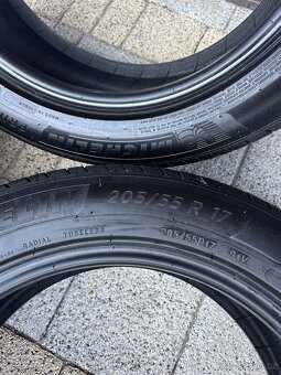4x Letní pneu 8mm Michelin Primacy 4 205/55 R17 91V - 2