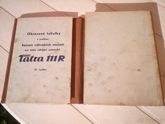 Tatra 111 seznam náhradních součástí 1956 - 2