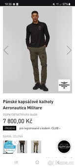 Aeronautica militare kalhoty zánovní vel.54 - 2