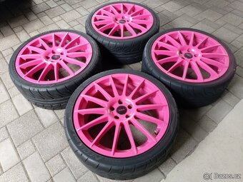 19BBS alu kola original BBS ruzove barbie R19 5x108 - 2