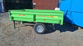 vlek za malotraktor top stav - zánovní - 2