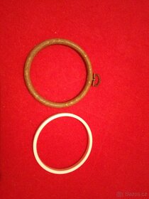 kruh na vyšívání,vlna,jehlice - 2