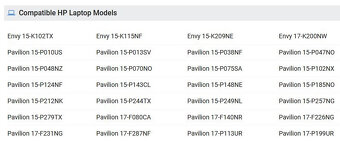 baterie VI04 pro notebooky HP řady Pavilion a Envy (2.5hod) - 2