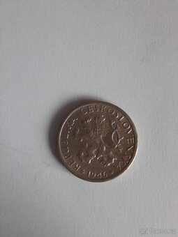 1 koruna 1946 - 2