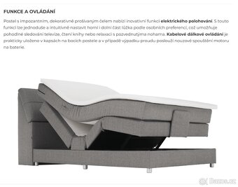 polohovací postel AVA - 2