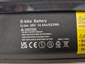BATERIE E-BIKE Li-Ion 36V/15Ah - 2