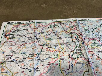 Mapa na šátku - Orlické hory 1 : 50 000 - 2