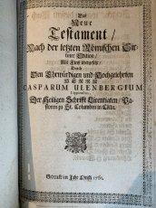 Bible německá 1701 - 2