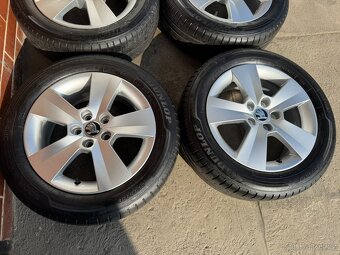 Alu 15" 5x100 škoda MATONE letní 80% Rapid,F3, TOP - 2