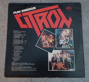 Prodám LP desku-od kapely Citron /Plní energie/ - 2