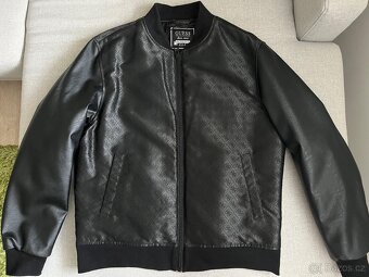 GUESS pánský černý bomber - 2