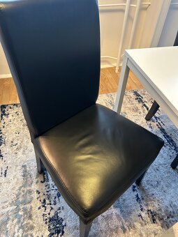 4 ks jídelní židle Ikea - kožené - 2