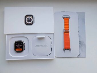 Apple Watch Ultra, 49mm, Titan, GPS, Oranžový pásek - 2