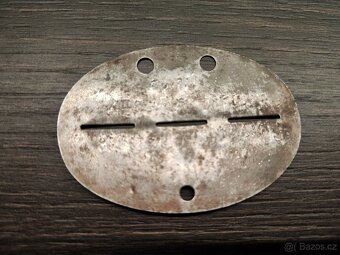 ID vojenská osobní známka Wehrmacht - Lehrtr.Bergen G/48 - 2