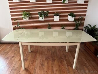 Rozkládací skleněný stůl - 2