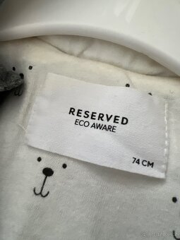 Dětské overaly kombinézy Reserved vel. 74 pro dvojčata - 2
