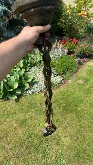 Hodně starý závěsný lustr nebo svítidlo - 2