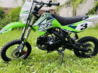 Pitbike Leramotors Jaguar 125ccm, kola 17/14, zelená - 2