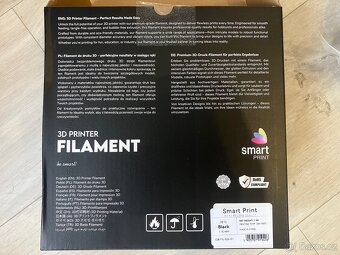 Filament PETG 1.75 mm černý pro 3D tiskárny - 2