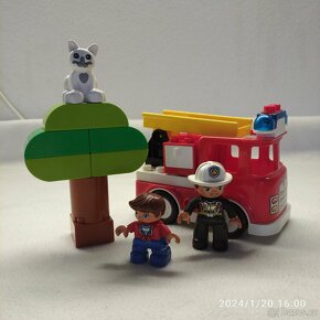 Lego duplo 10901 hasičské auto, hasiči - 2