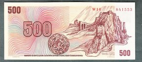 Staré bankovky 500 kčs 1973 KOLEK bezvadný stav - 2