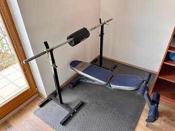 Domácí posilovna – kompletní vybavení na prodej - 2