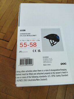 Nová cyklistická MTB přilba/helma POC Axion - 2