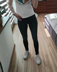 Dámské skinny rifle džíny Pepe Jeans Pixie modré 27/30 - 2
