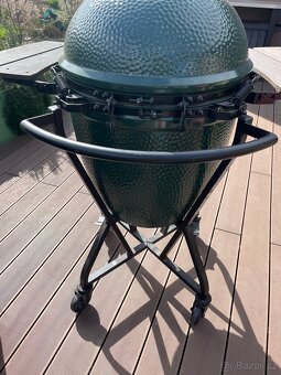 Big green egg pojizdny stojan s madlem pro Large - 2