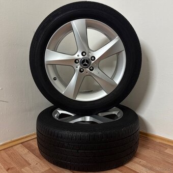 MERCEDES R/GLE 5x112 R19 ET59+LETNÍ 255/50R19 5mm - 2