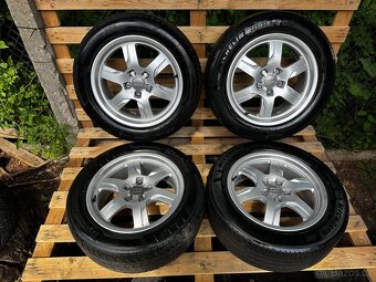 Originál Audi Alu Kola R17 - 5x112 letní pneu - 2