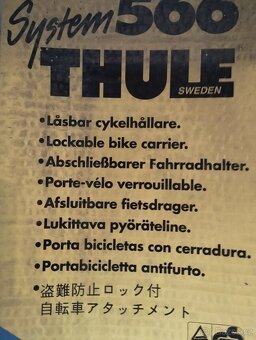 Střešní nosič na kola Thule 566 -;NOVÝ - 2