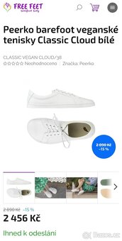 Peerko dámské barefoot tenisky vel. 39 nové - 2
