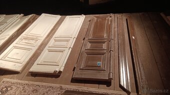 Krásné interiérové dvoukřídlé kazetové dveře - 2