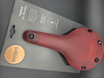 Sedlo Brooks Cambium C17 All Weather, červená barva, nové - 2