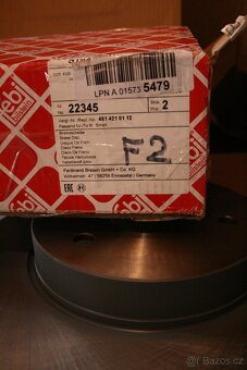 Smart - přední brzdové kotouče - 2