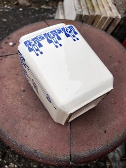 Stará keramická nádoba na cukr - 2