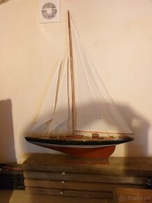 Plachetnice dekorace model lodi SLEVA - 2